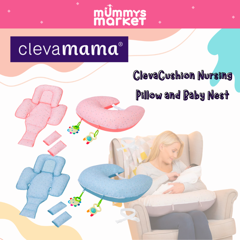 Clevamama ClevaCushion Nursing Pillow and Baby Nest